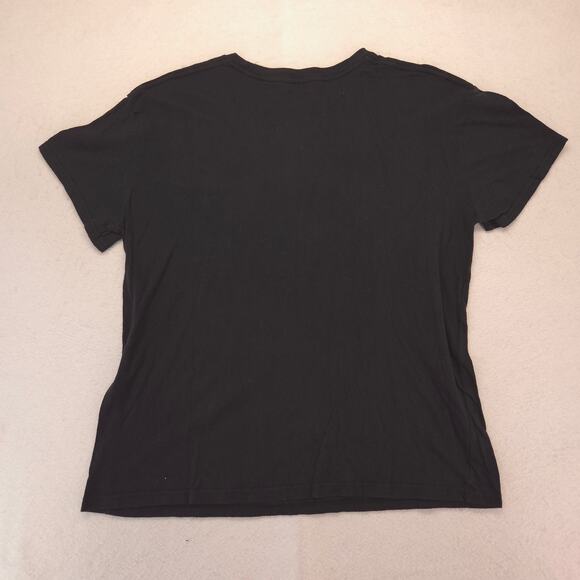 The Rolling Stones 1975 US Tour Band Crew Neck T Shirt Mens Size XL Black - Picture 9 of 9